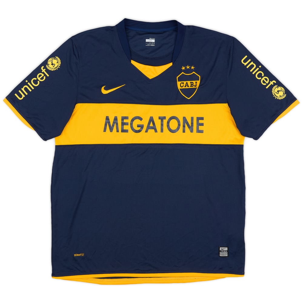 2008-09 Boca Juniors Home Shirt - 9/10 - (XL)