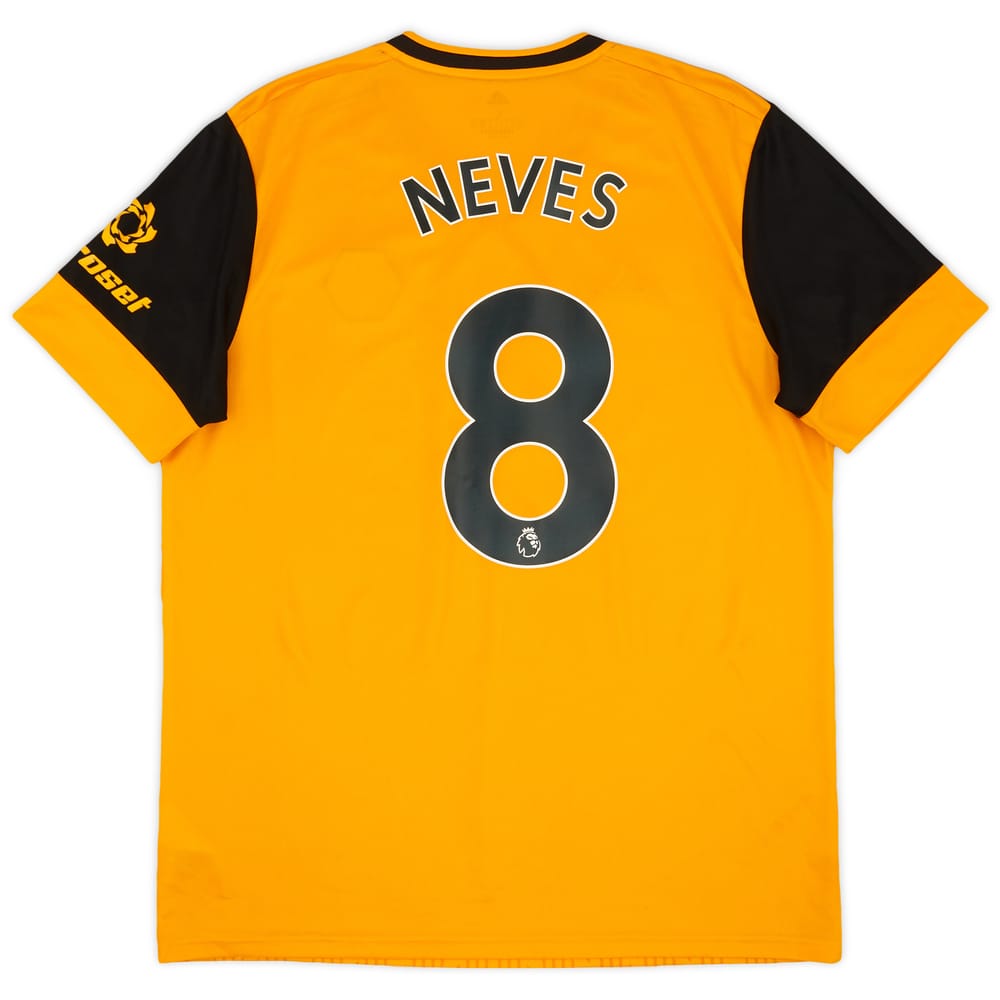 2020-21 Wolves Home Shirt Neves #8 - 9/10 - (L)