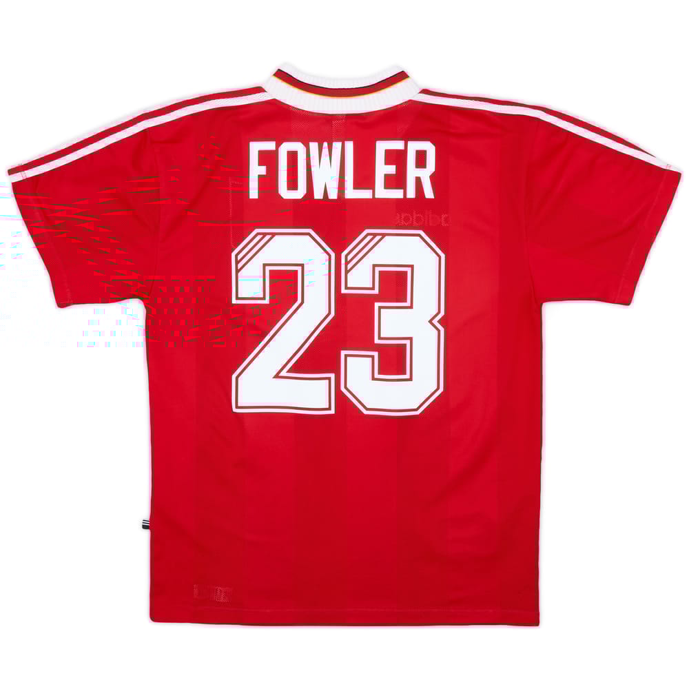 1995-96 Liverpool Home Shirt Fowler #23 - 9/10 - (L)