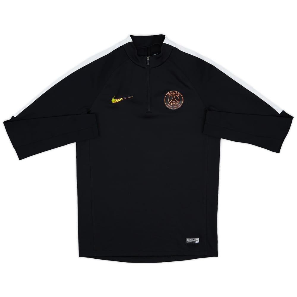 2016-17 Paris Saint-Germain Nike 1/4 Zip Training Top - 8/10 - (S)