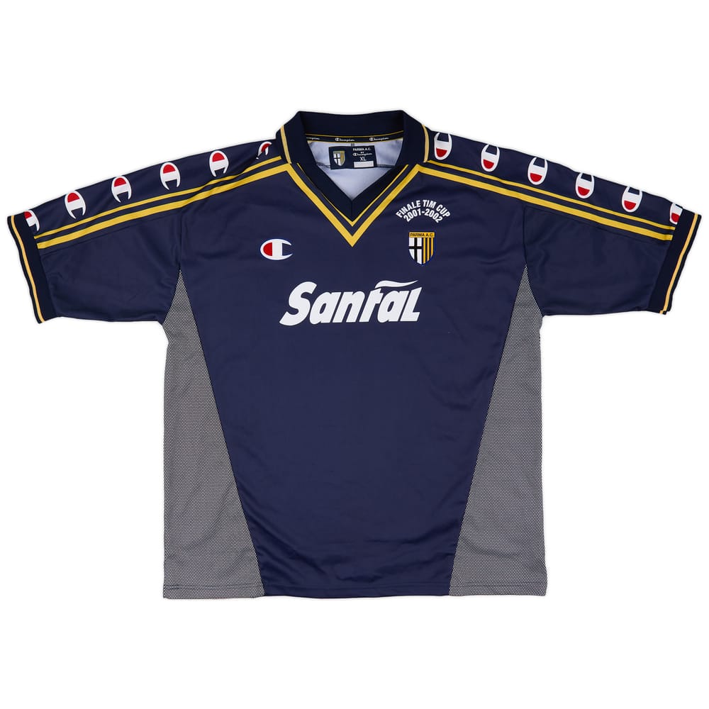 2001-02 Parma 'Signed' 'Finale TIM Cup' Away Shirt - 9/10 - (XL)