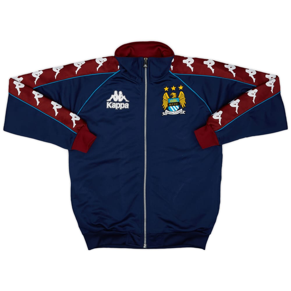 1997-99 Manchester City Kappa Track Jacket - 9/10 - (XL.Boys)
