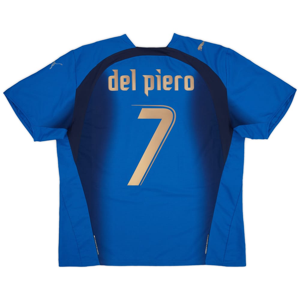 2006 Italy Home Shirt Del Piero #7 - 5/10 - (XL)