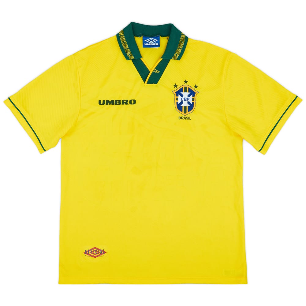 1993-94 Brazil Home Shirt - 7/10 - (L)