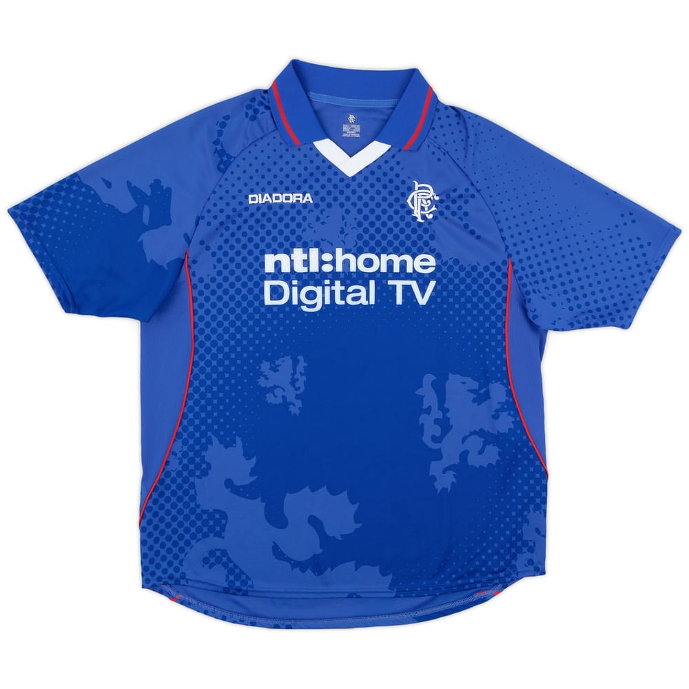 2002-03 Rangers Home Shirt - 8/10 - (L)