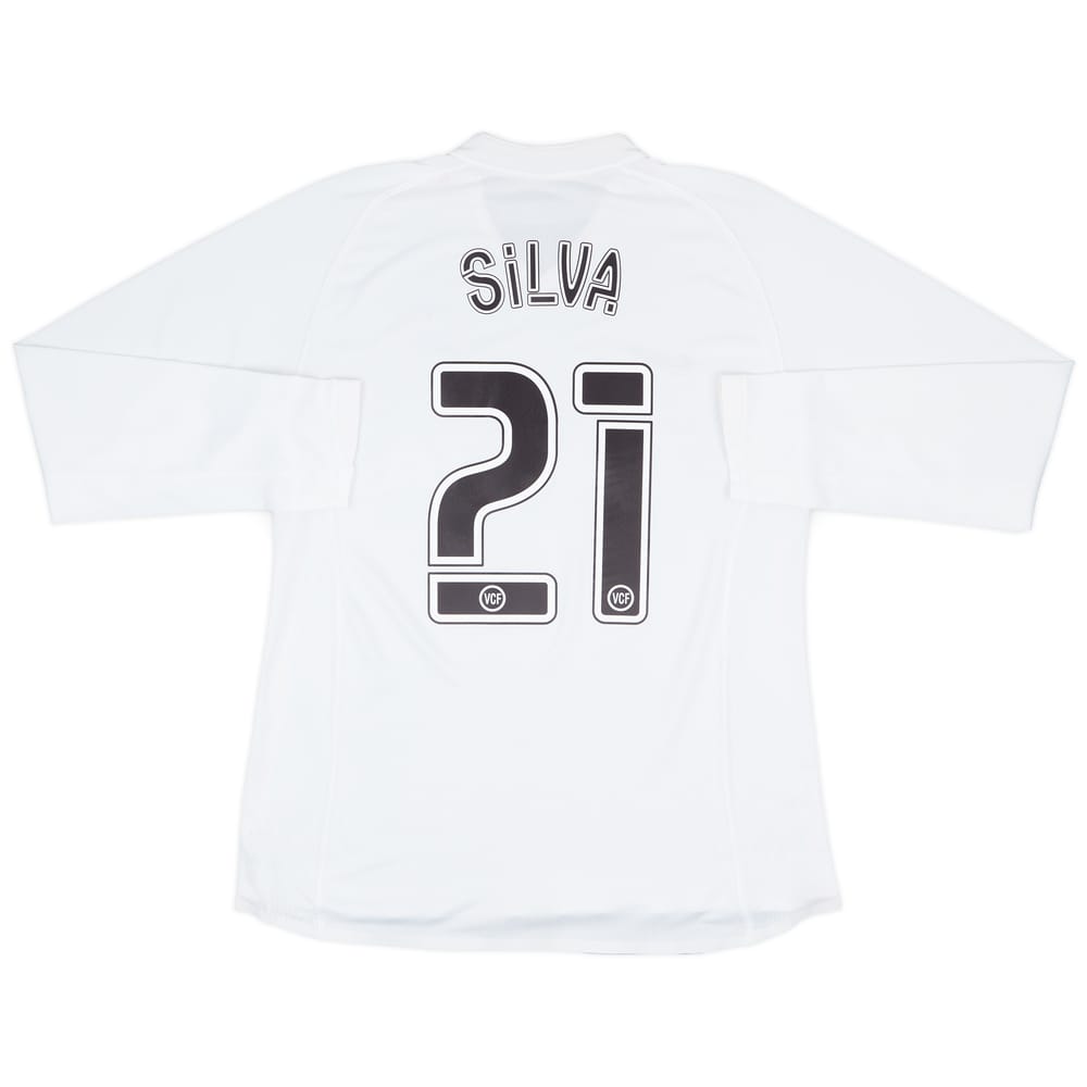 2006-07 Valencia Player Issue Home L/S Shirt Silva #21 - 7/10 - (L)