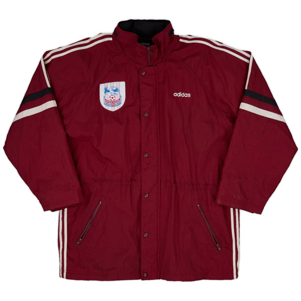 1996-98 Crystal Palace adidas Padded Bench Coat - 8/10 - (L/XL)