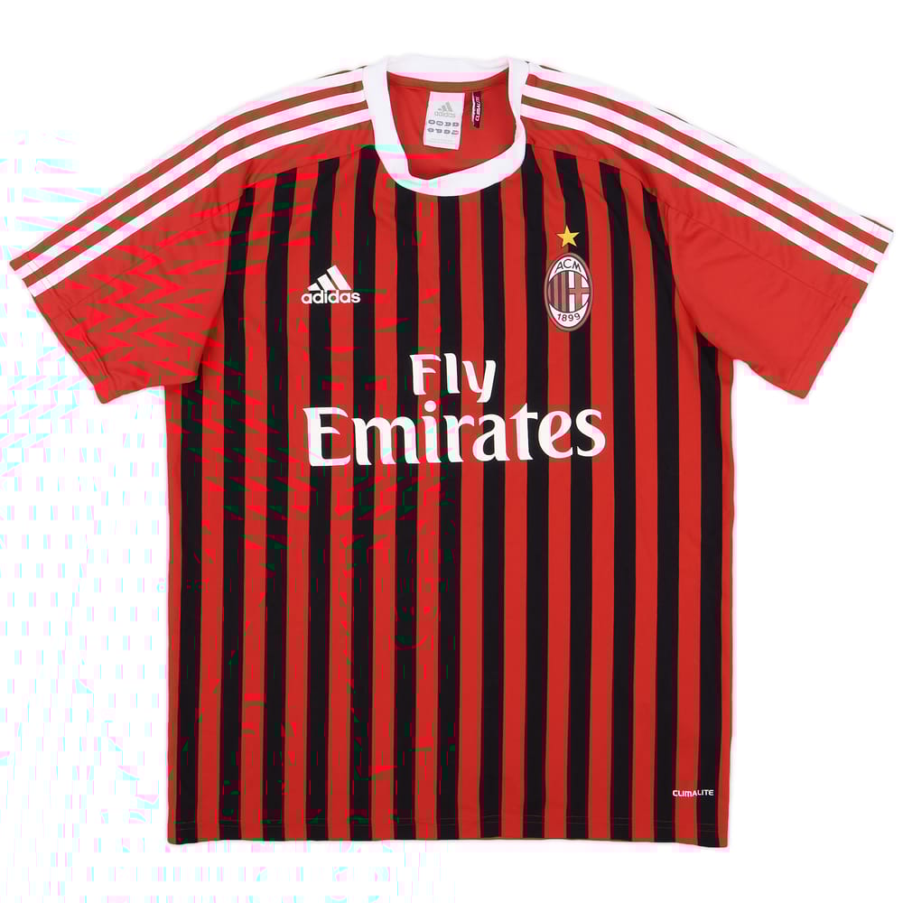 2011-12 AC Milan Basic Home Shirt - 10/10 - (M)