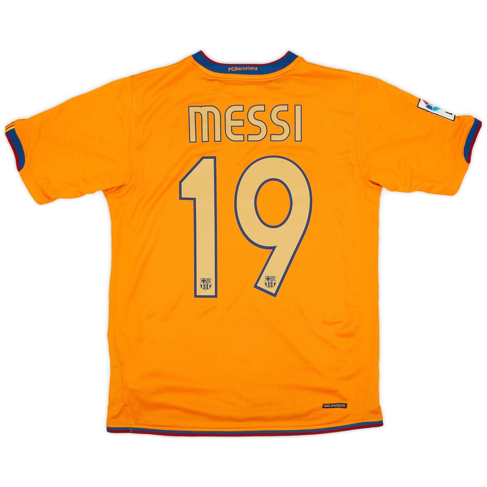 2006-08 Barcelona Away Shirt Messi #19 - 5/10 - (S)