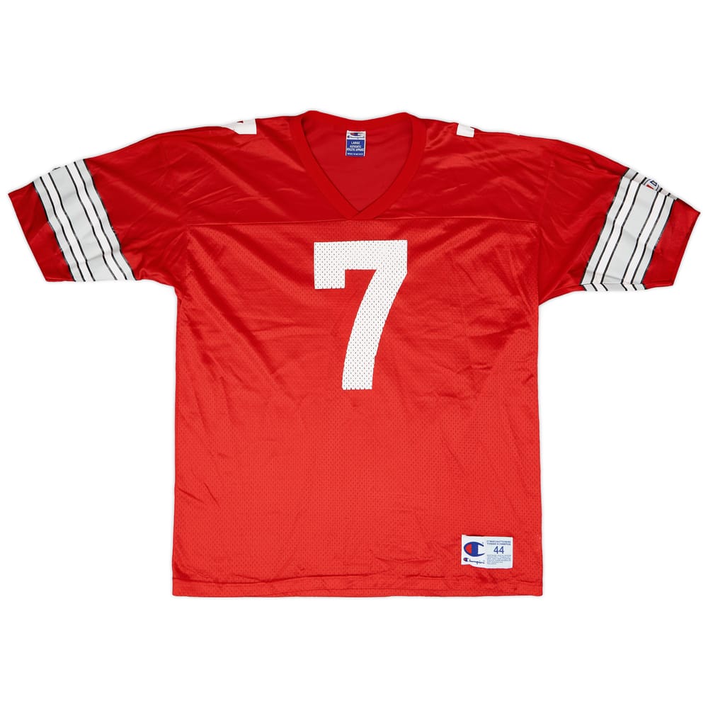 1996-98 Ohio State Buckeyes Germaine #7 Champion Home Jersey - 8/10 - (L)