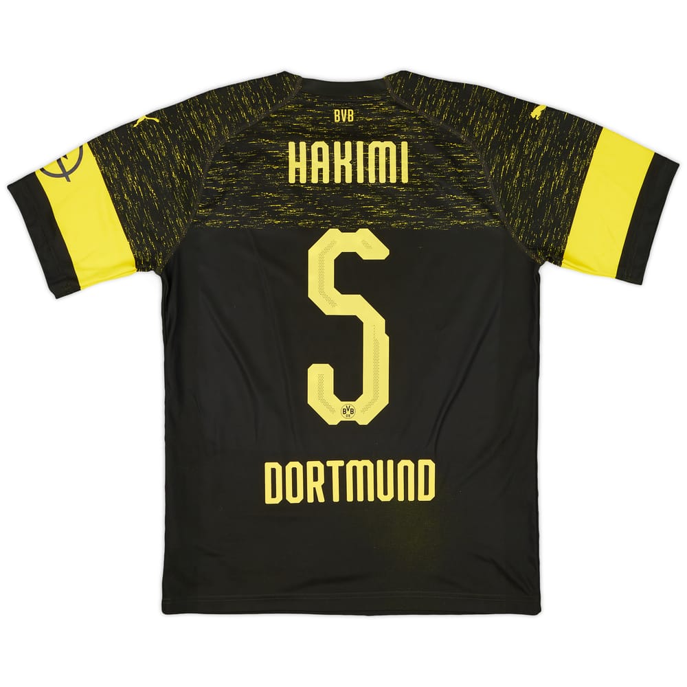 2018-19 Borussia Dortmund Away Shirt Hakimi #5 - 8/10 - (M)