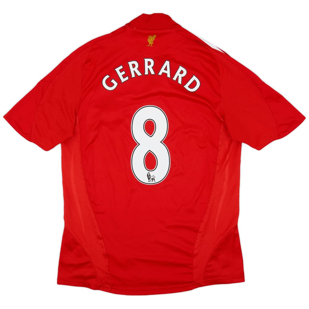 2008-10 Liverpool Home Shirt Gerrard #8 - 6/10 - (M)