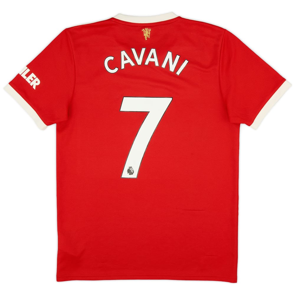 2021-22 Manchester United Home Shirt Cavani #7 - 7/10 - (M)