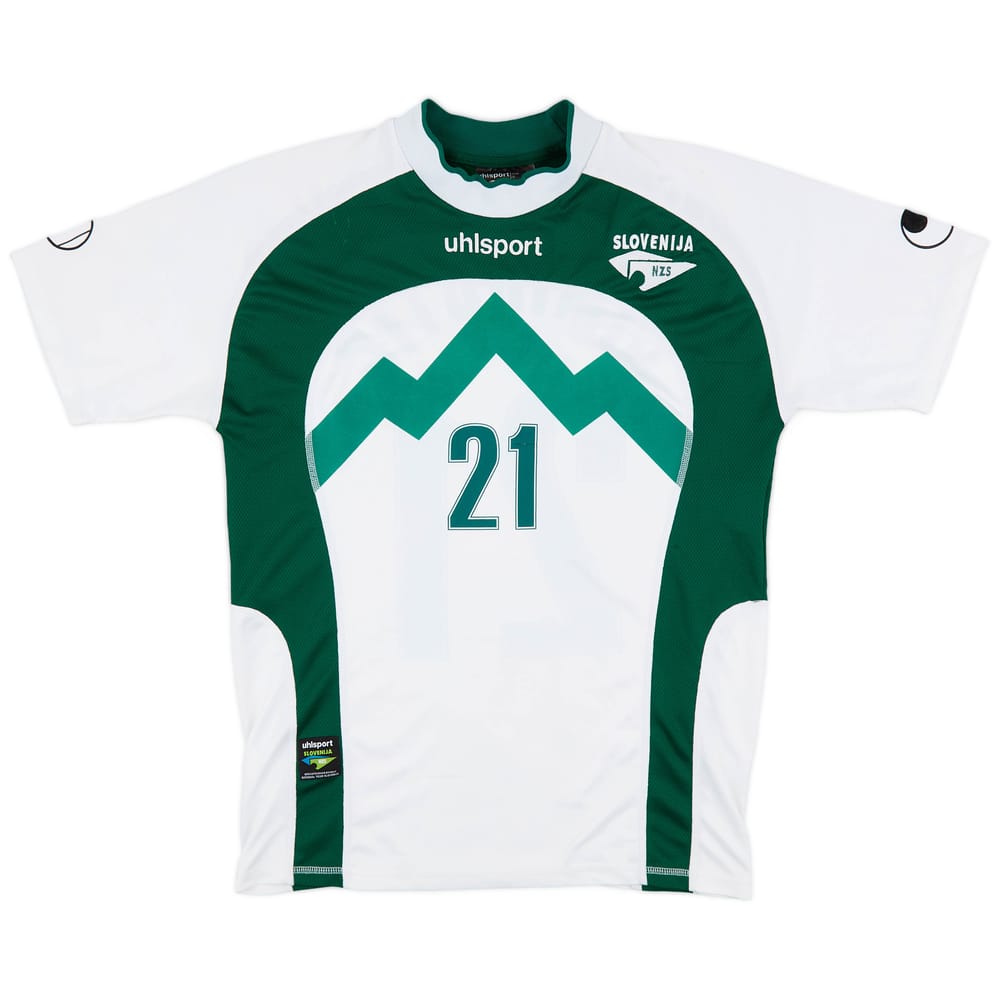 2002-03 Slovenia Home Shirt Cimirotic #21 - 8/10 - (XL)