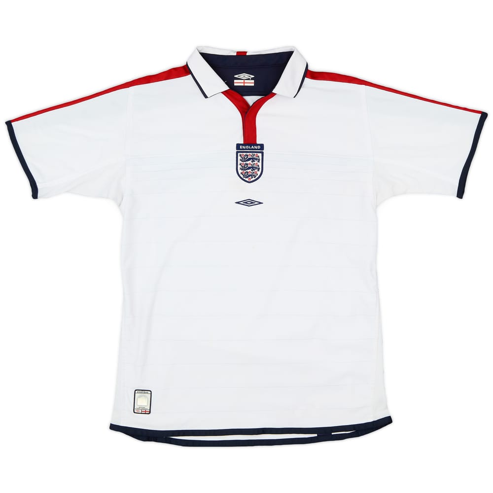 2003-05 England Home Shirt - 8/10 - (XL.Boys)