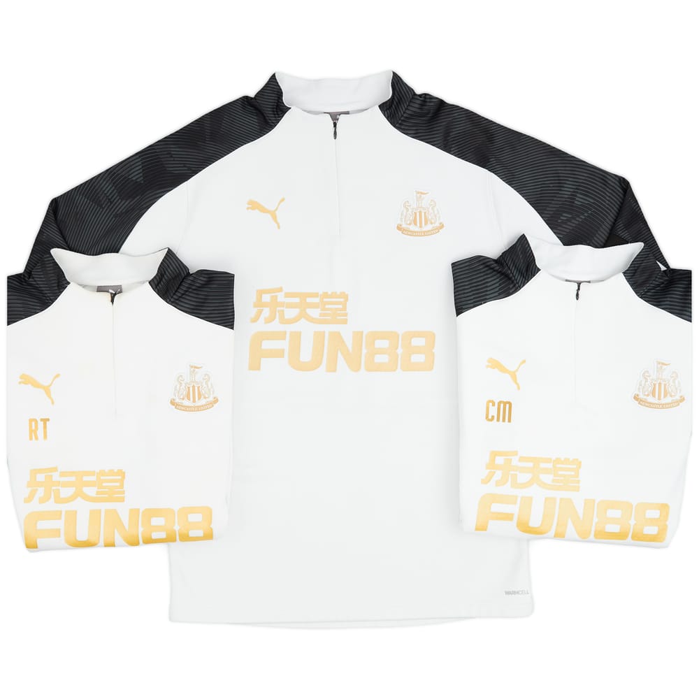 2019-20 Newcastle Player/Staff Issue 1/4 Zip Training Top - 5/10 - (L)