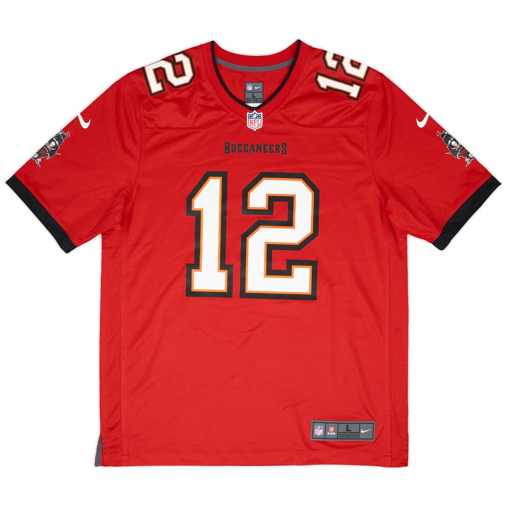 2020-22 Tampa Bay Buccaneers Brady #12 Nike Game Home Jersey (L)