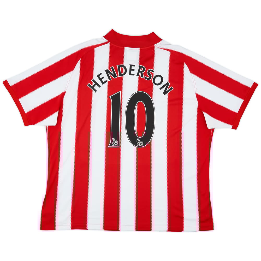 2010-11 Sunderland Home Shirt Henderson #10 - 5/10 - (XXL)