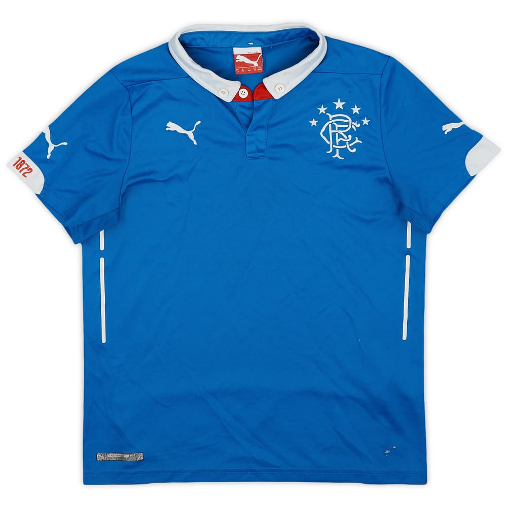 2014-15 Rangers Home Shirt - 6/10 - (L.Boys)