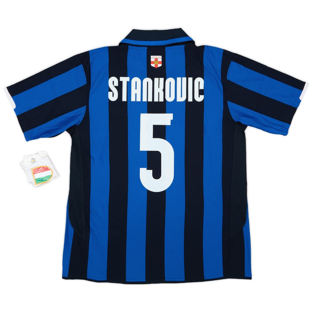 2007-08 Inter Milan Centenary Home Shirt Stankovic #5 (L)