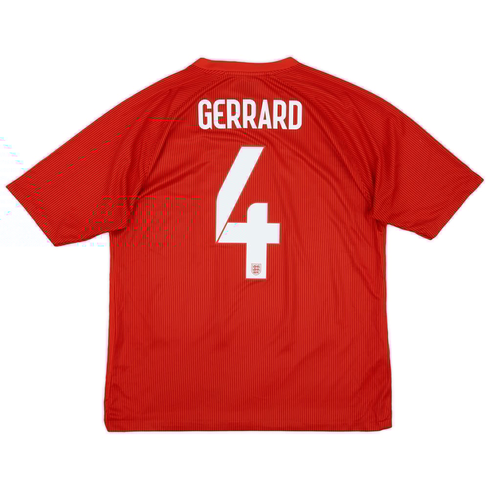 2014-15 England Away Shirt Gerrard #4 - 6/10 - (XL)