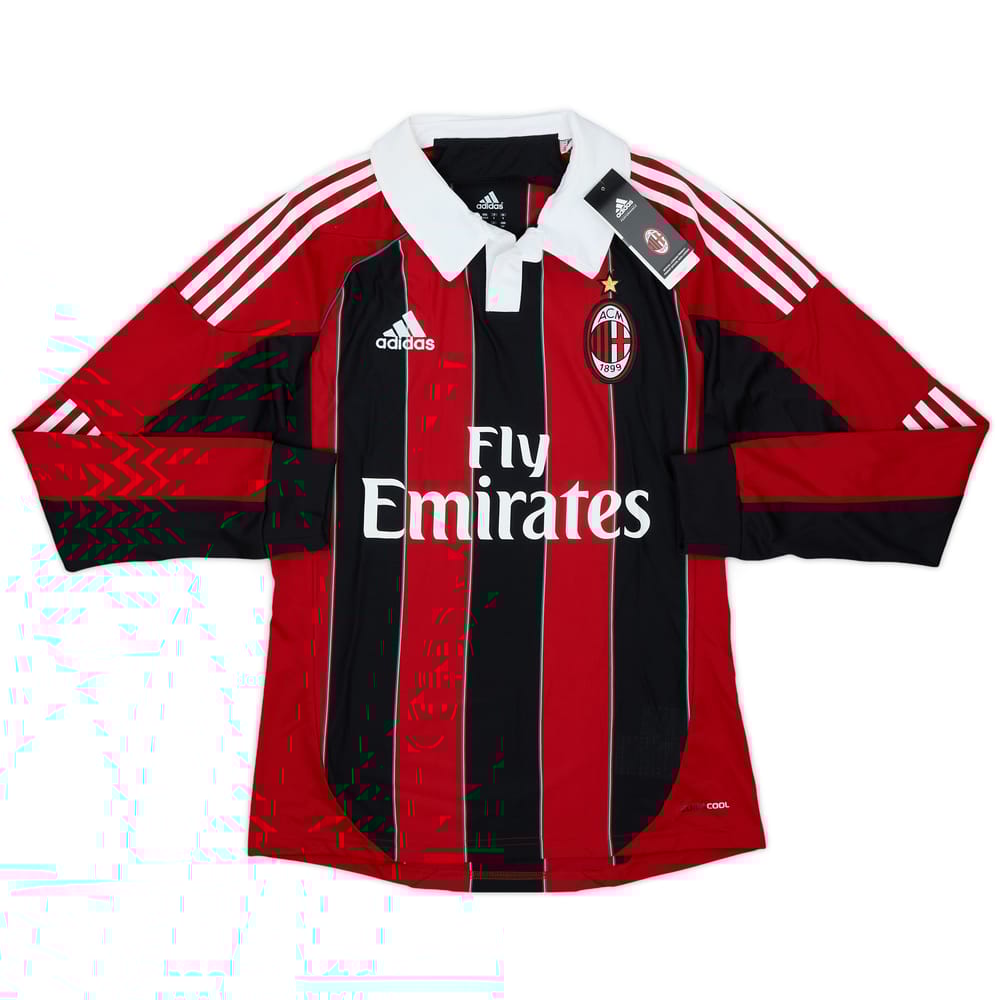2012-13 AC Milan Home L/S Shirt (S)
