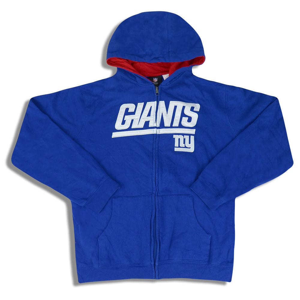 2010s New York Giants NFL Hooded Sweat Top Y