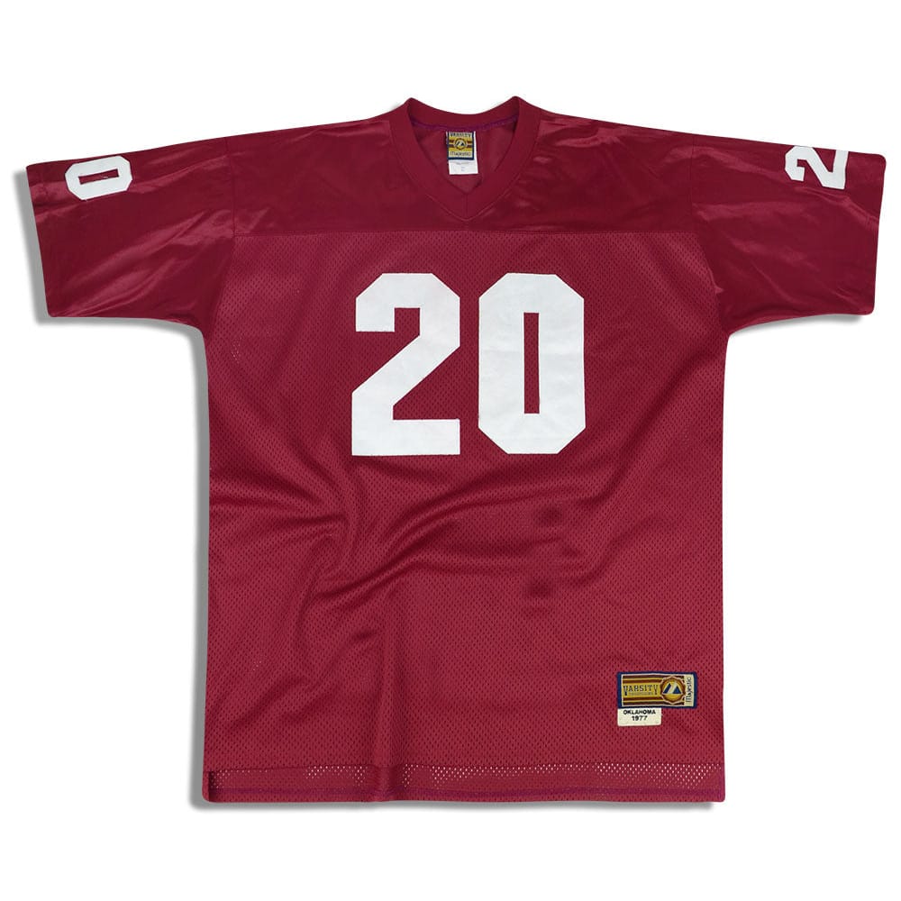 1977 Oklahoma Sooners Sims #20 Majestic Varsity Traditions Jersey (Home) XL