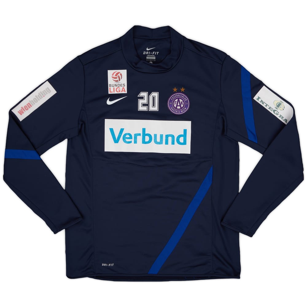 2011-12 Austria Vienna Player Issue Nike Drill Top #20 - 7/10 - (L)