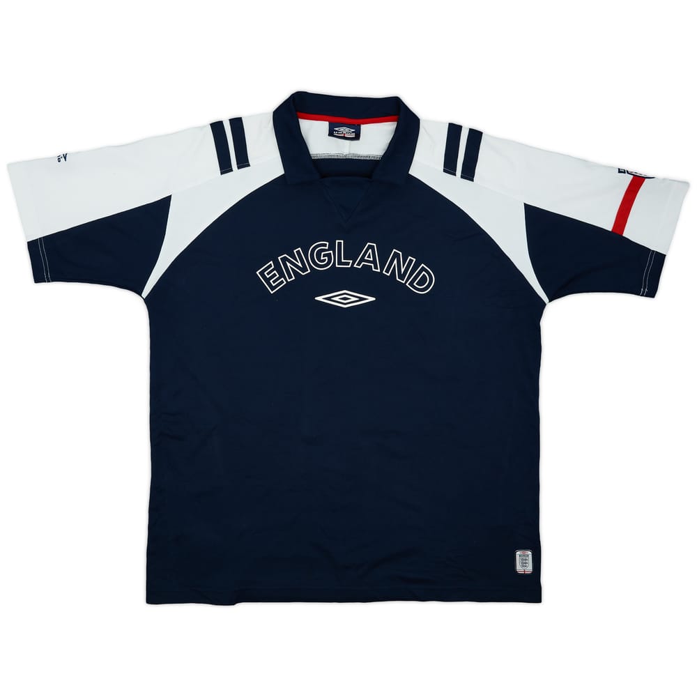 2002-03 England Umbro Polo Shirt - 7/10 - (XXL)