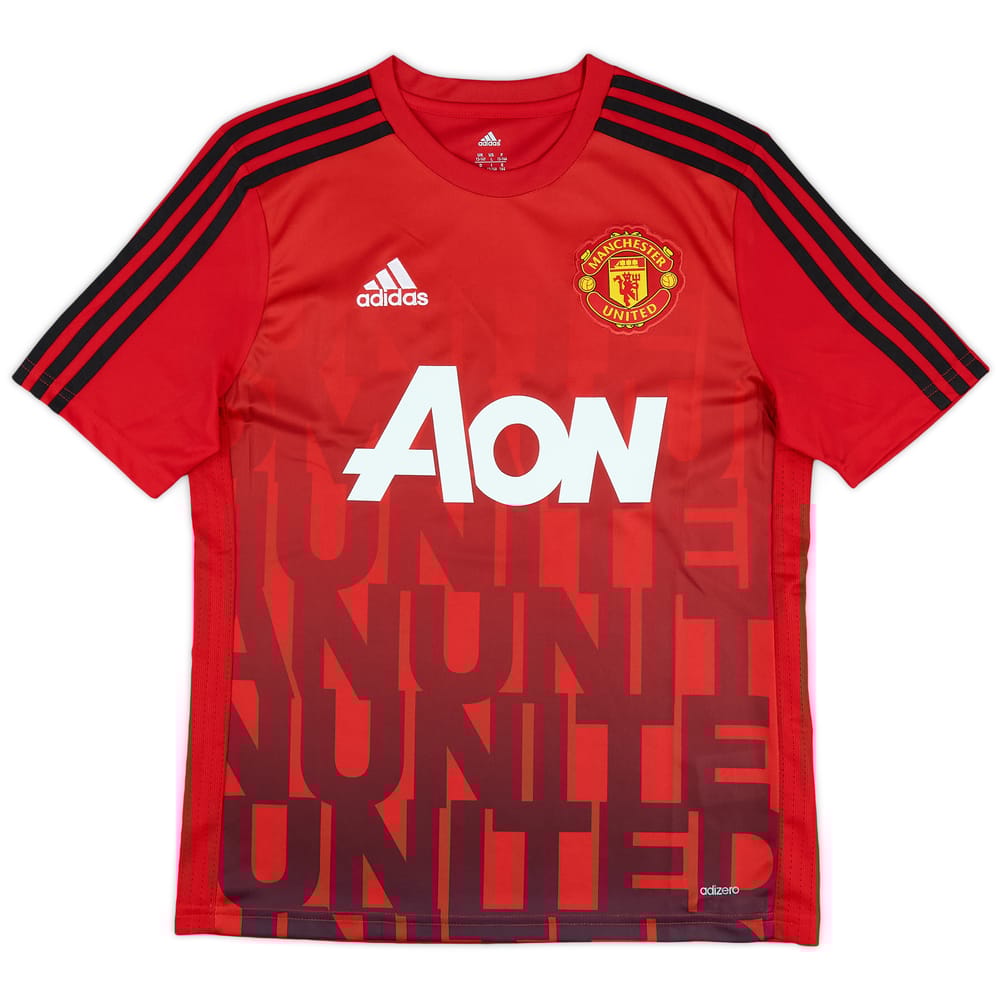 2016-17 Manchester United adizero Training Shirt - 10/10 - (L.Boys)