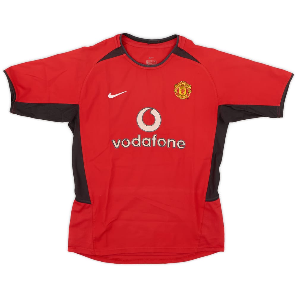 2002-04 Manchester United Home Shirt - 7/10 - (M.Boys)