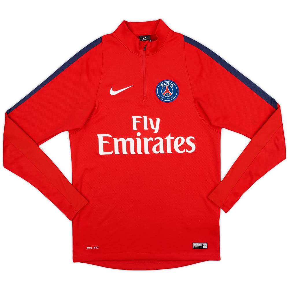 2016-17 Paris Saint-Germain 1/4 Zip Drill Top - 8/10 - (S)
