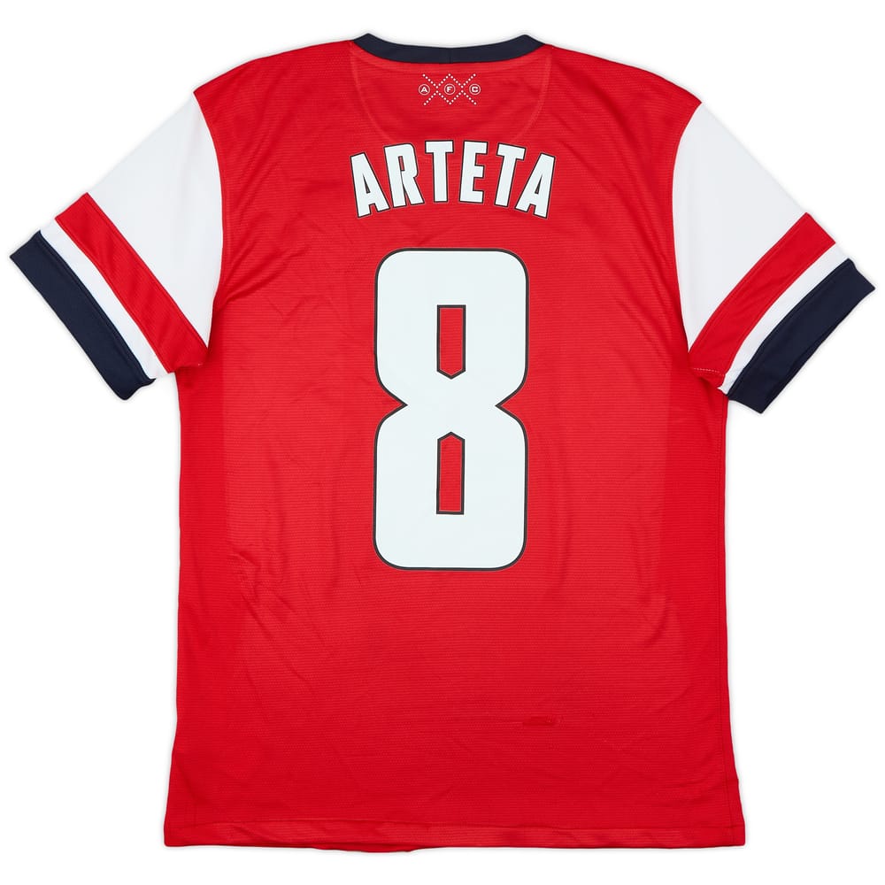 2012-14 Arsenal Home Shirt Arteta #8 - 5/10 - (S)