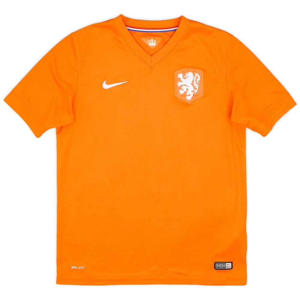 2014-15 Netherlands Home Shirt - 9/10 - (XL.Boys)
