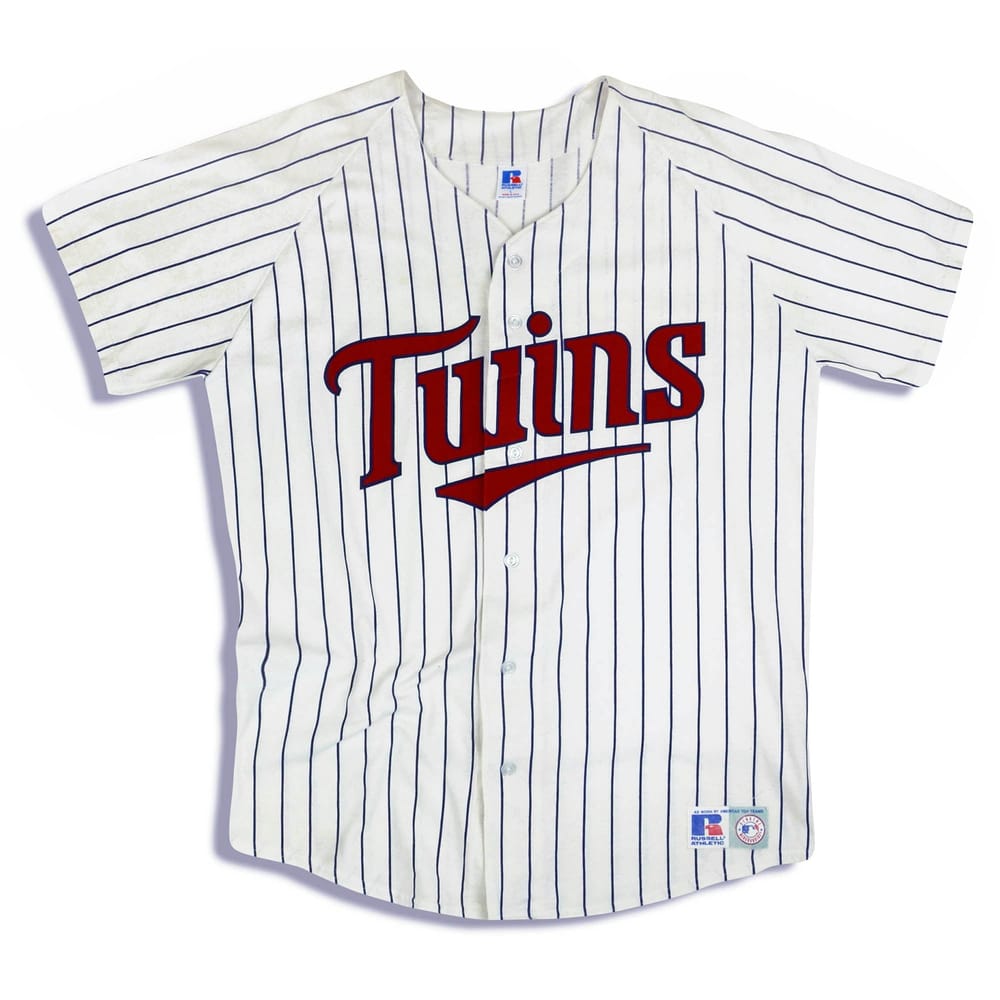 2000s Minnesota Twins Russell Athletic Jersey Tee (Home) L