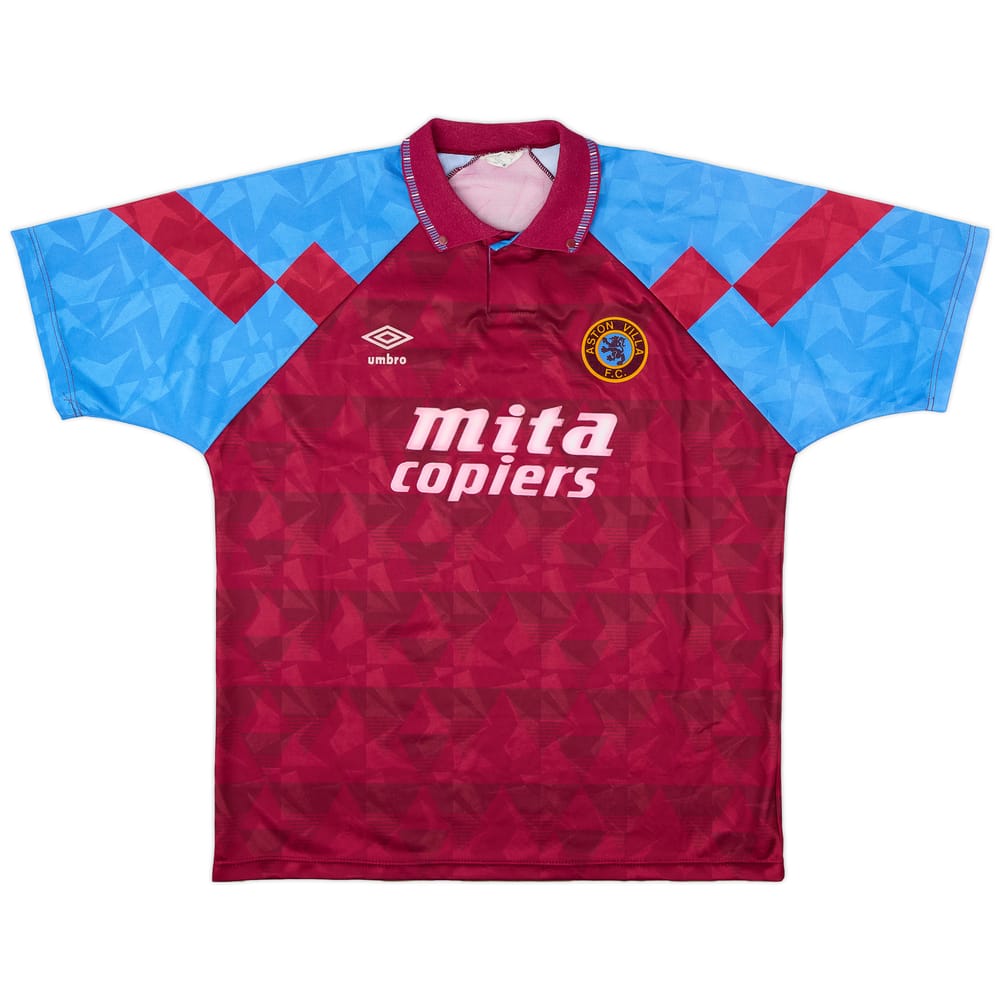 1990-92 Aston Villa Home Shirt - 6/10 - (L)