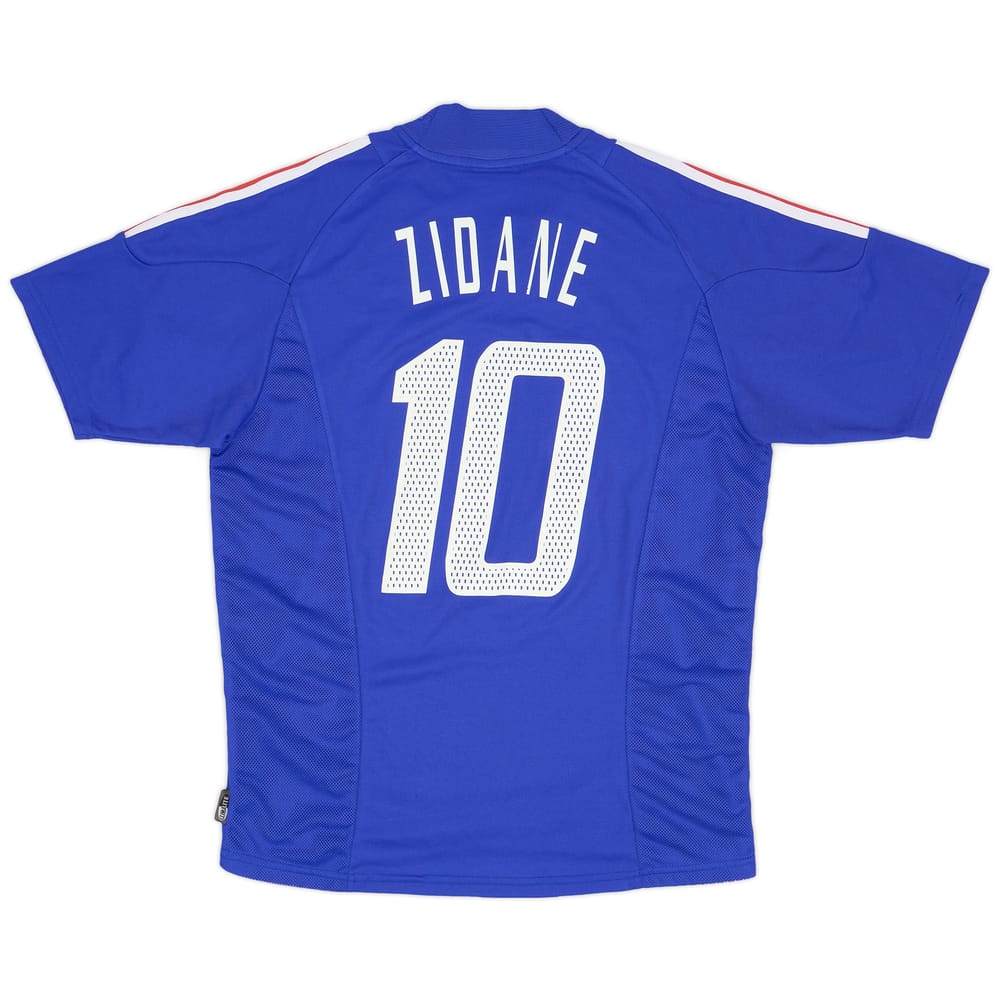 2002-04 France Home Shirt Zidane #10 - 6/10 - (M)