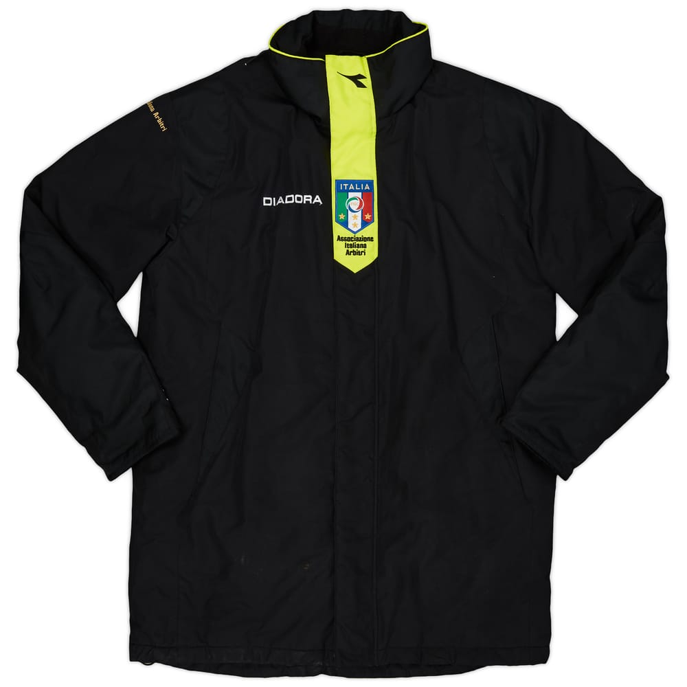 2007-09 Italy Referee Diadora Padded Bench Coat - 7/10 - (M)