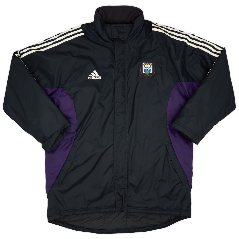 2002-03 Anderlecht adidas Padded Bench Coat - 9/10 - (L/XL)