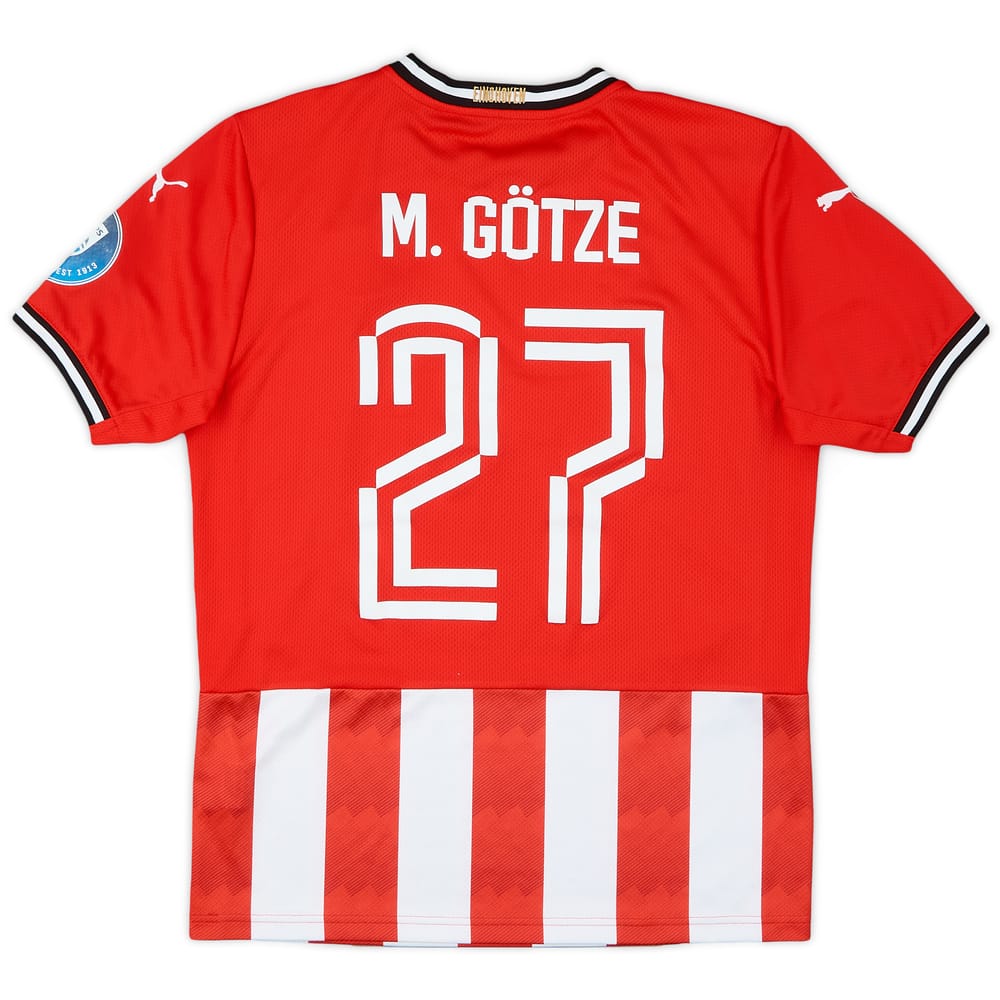 2020-21 PSV Home Shirt M. Gotze #27 - 6/10 - (S)