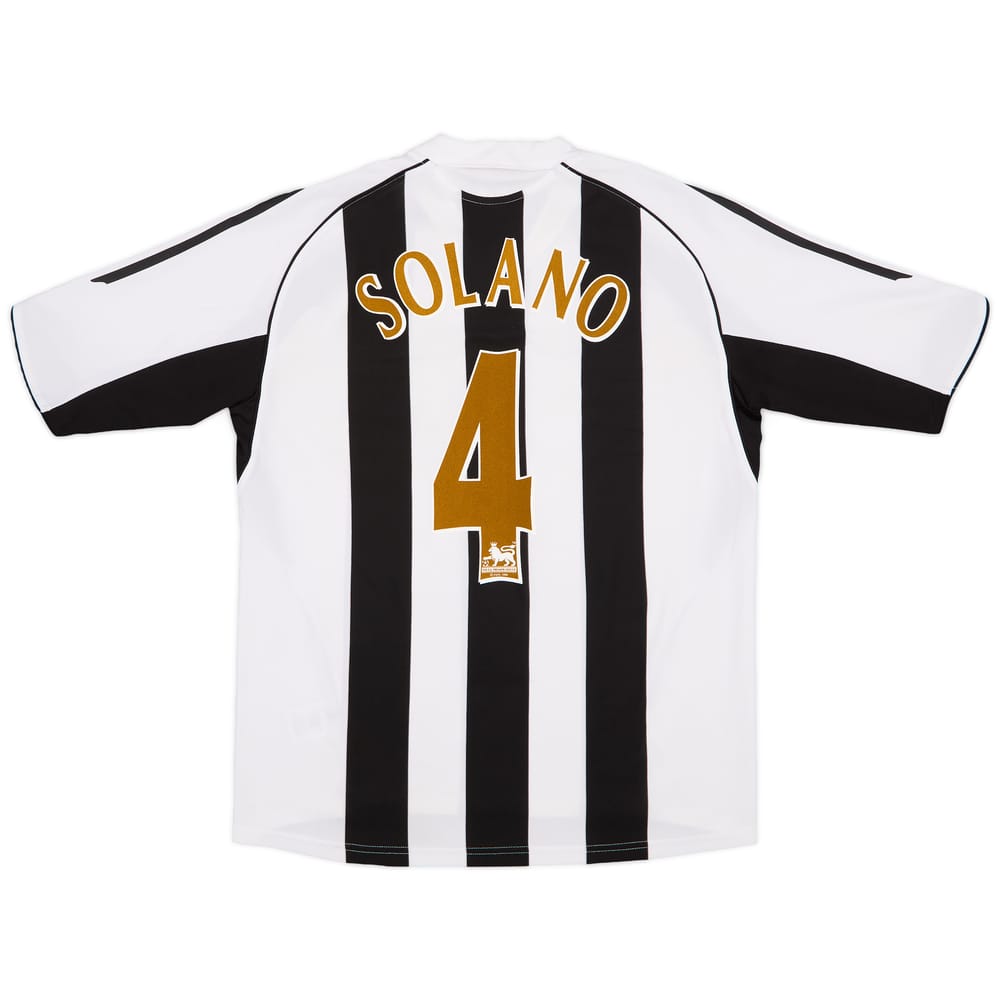 2005-07 Newcastle Home Shirt Solano #4 - 7/10 - (L)