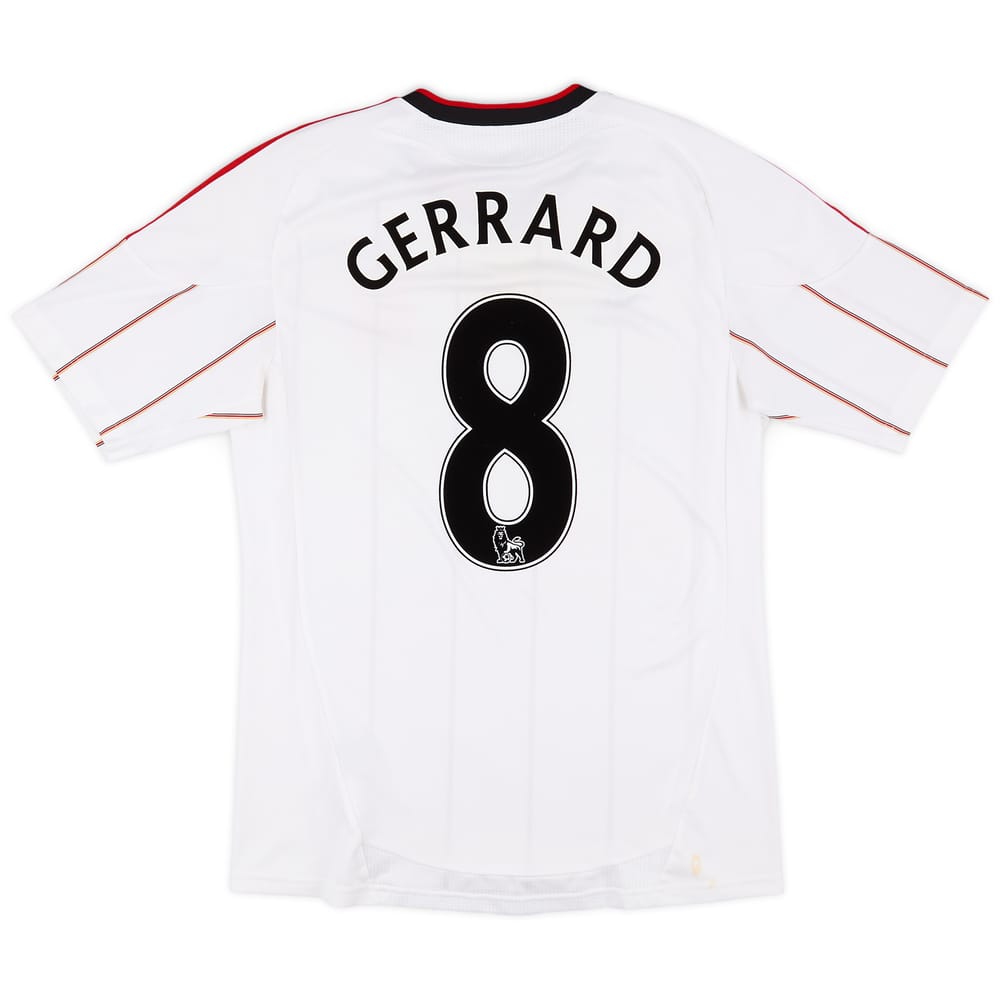 2010-11 Liverpool Away Shirt Gerrard #8 - 7/10 - (M)