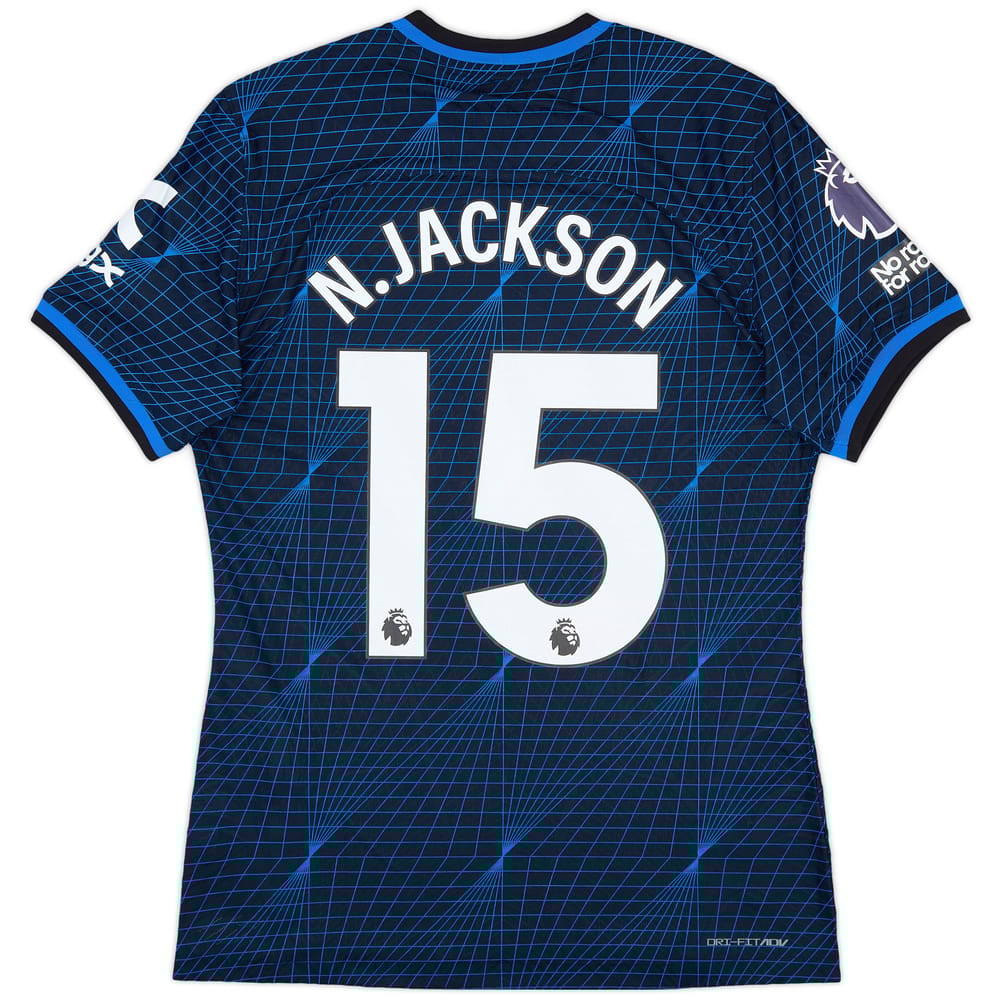 2023-24 Chelsea Match Issue Away Shirt N. Jackson #15