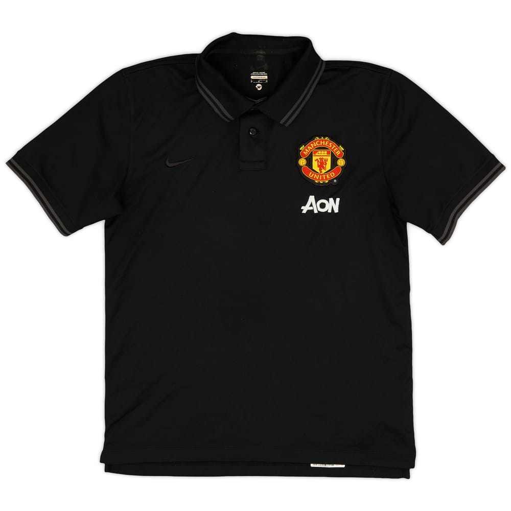 2014-15 Manchester United Nike Polo Shirt - 8/10 - (M)