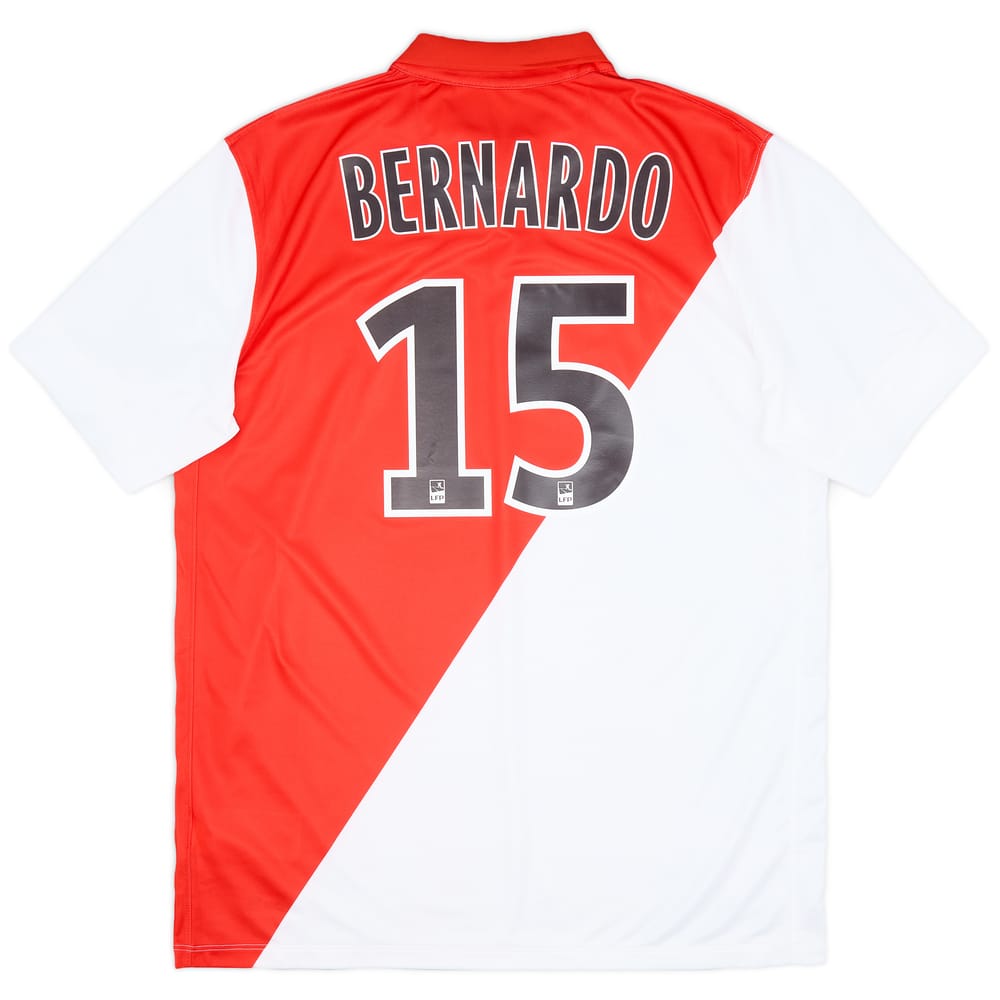 2014-15 Monaco Home Shirt Bernardo #15 - 7/10 - (L)