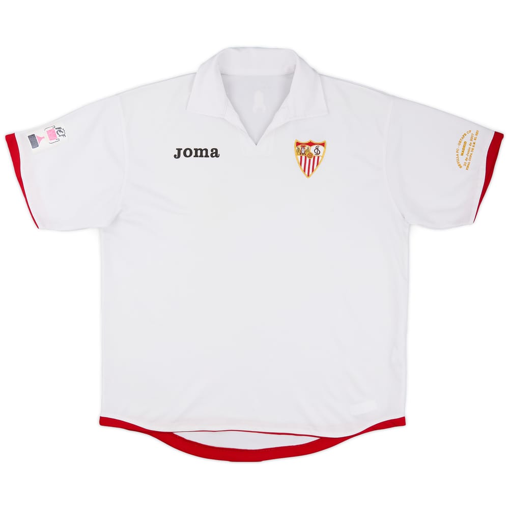 2007-08 Sevilla Cup Final Shirt - 6/10 - (XL)
