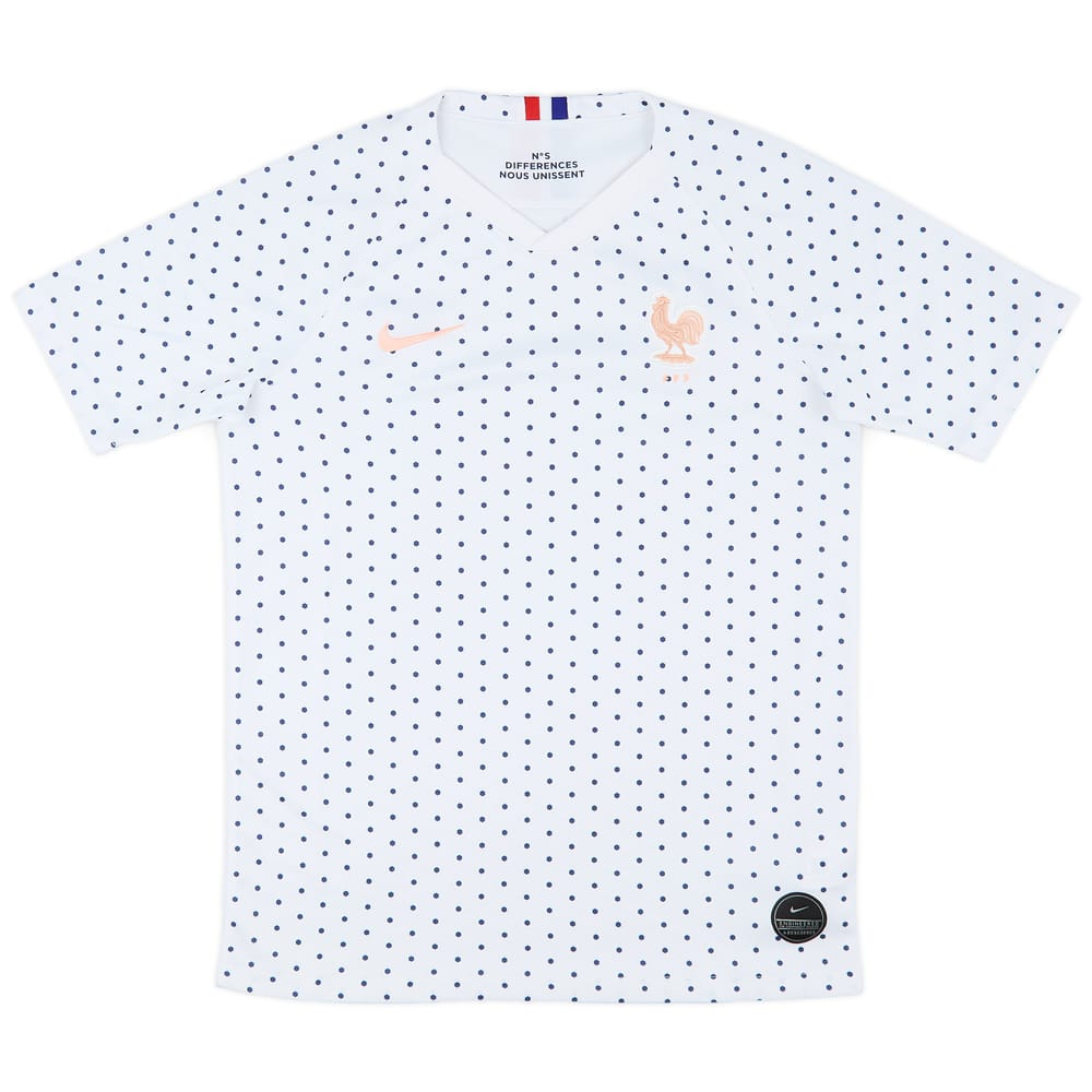 2019-20 France Women&#039;s Away Shirt - 9/10 - (Unisex fit - XL.Kids)