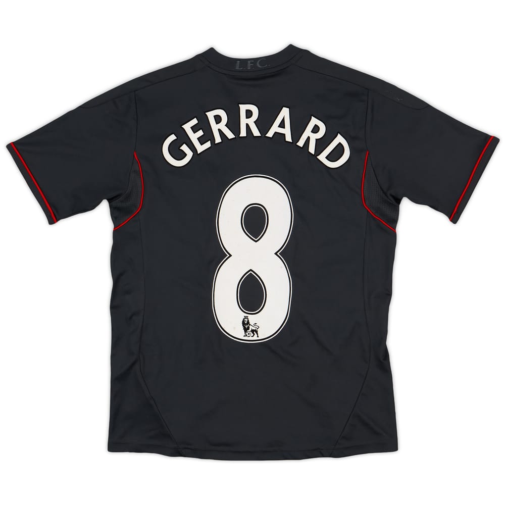 2011-12 Liverpool Away Shirt Gerrard #8 - 8/10 - (M.Boys)