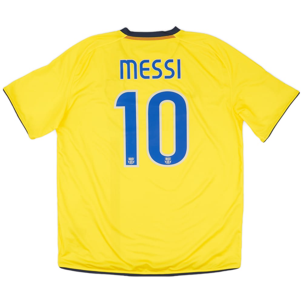 2008-10 Barcelona Away Shirt Messi #10 - 7/10 - (XL)